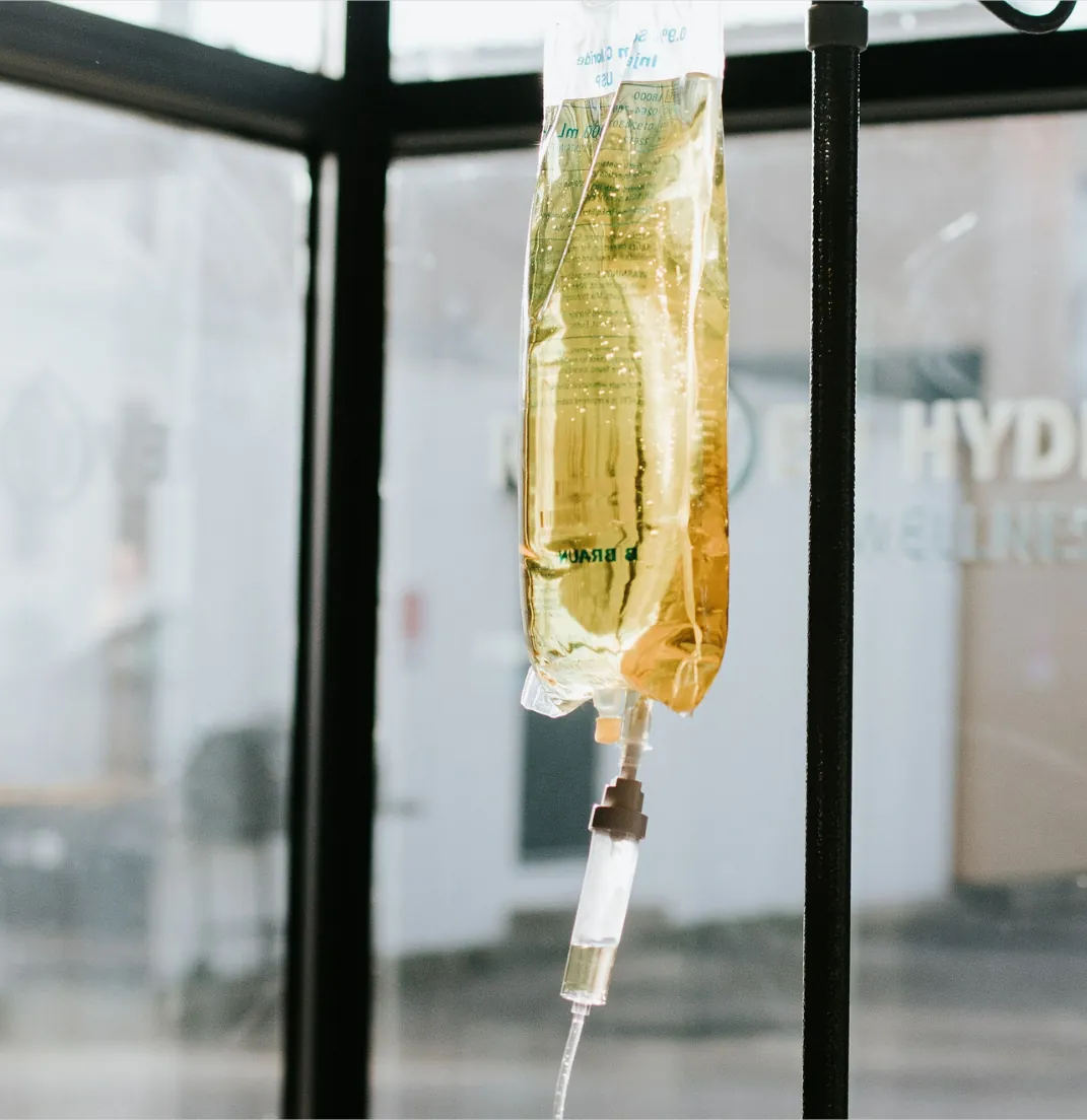 Infusionsbeutel an einem Infusionsständer